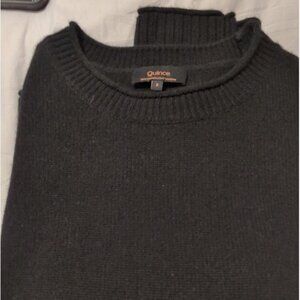 THE BOXY SWEATER IN 100%MONGOLIAN CASHMERE SIZE SMALL BLACK UNWORN CONDITION